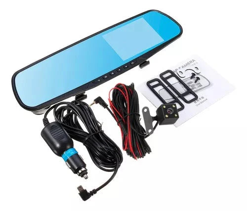 ESPEJO RETROVISOR CAMARA DELANTERA + CAMARA TRASERA