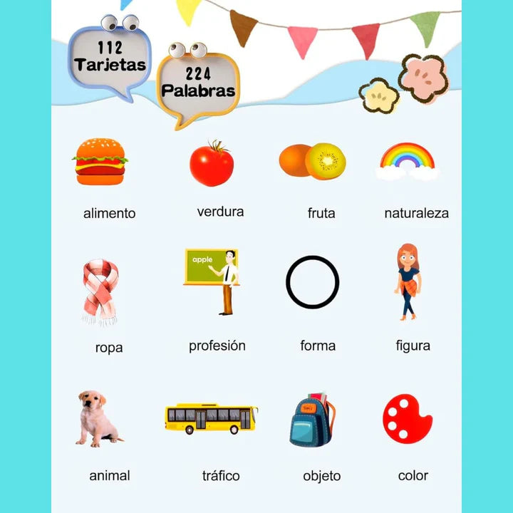 VerbaLingo - Tarjetas Educativas en Español e Inglés