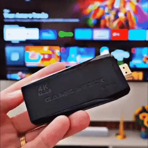 Consola retro Game stick con 10.000 juegos clasicos instalados