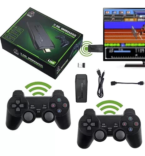Consola retro Game stick con 10.000 juegos clasicos instalados