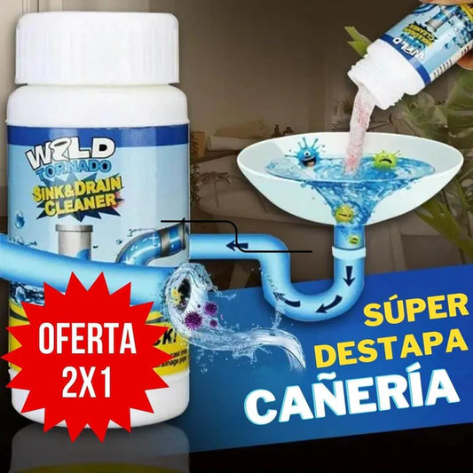 DESTAPA CAÑERÍAS WILD TORNADO 🚽 OFERTA 2x1