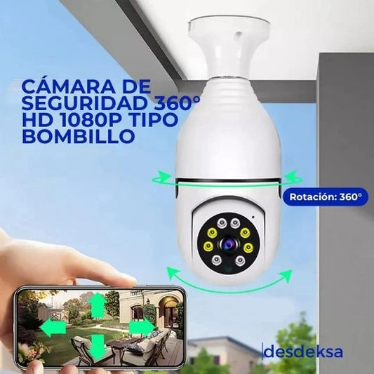 Vigila y protege a los tuyos 👀 Cámara de Seguridad 360°