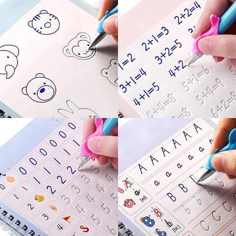 SANK MAGIC™ 4 Cuadernos Mágicos + 1 Bolígrafo Mágico + 8 Repuestos Gratis