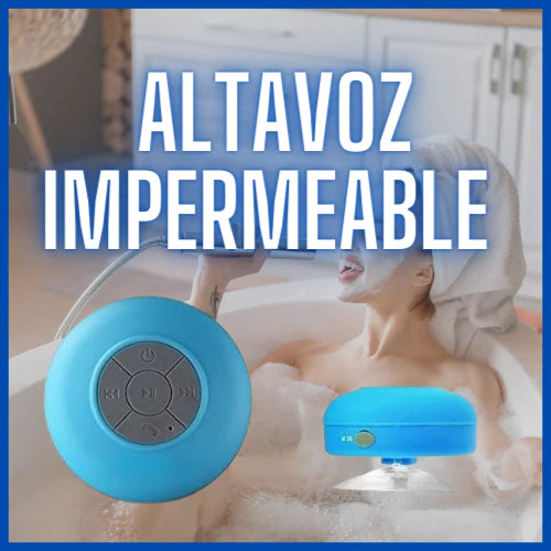 Parlante impermeable para ducha