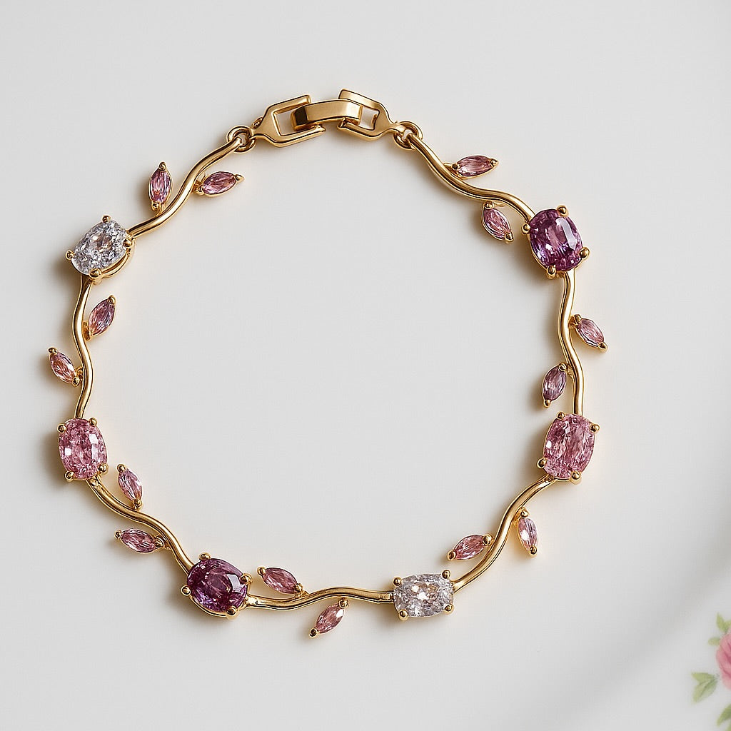Brazalete Tulipán Mágico – Belleza que Florece en tu Muñeca
