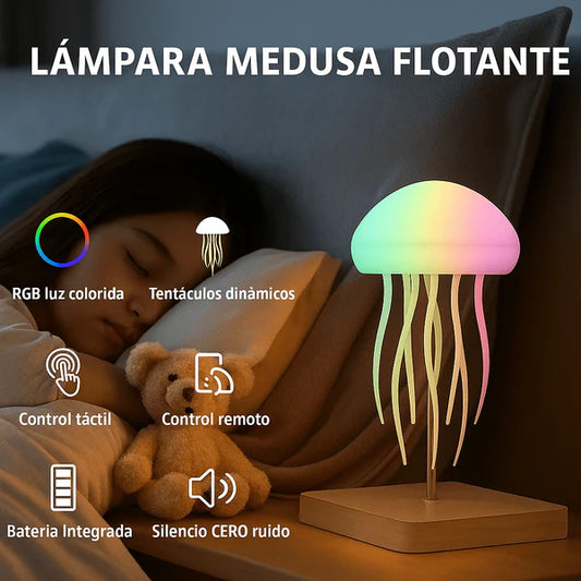 Lampara de Medusa con movimiento