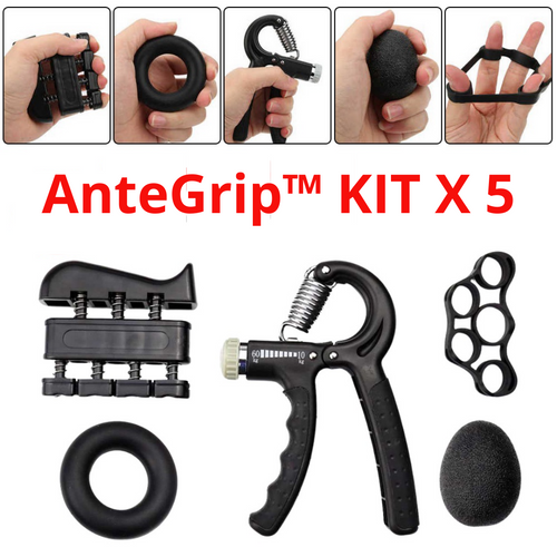 AnteGrip™ Ejercitador de Antebrazos KIT X5