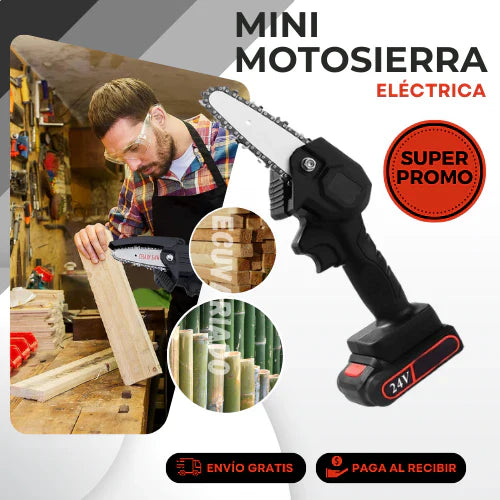 MOTOSIERRA ELÉCTRICA PORTÁTIL