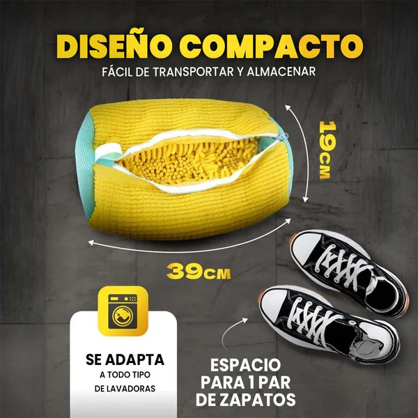 2x1 BOLSAS PARA LAVAR ZAPATOS EN LAVADORA