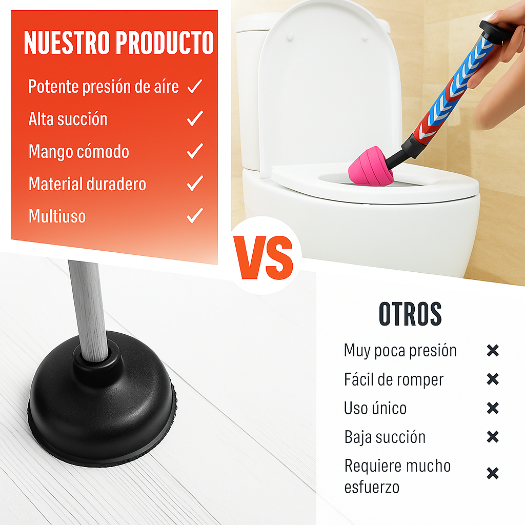 🏆ÚLTIMO DÍA DE OFERTA 🔥Destapador de alta presión