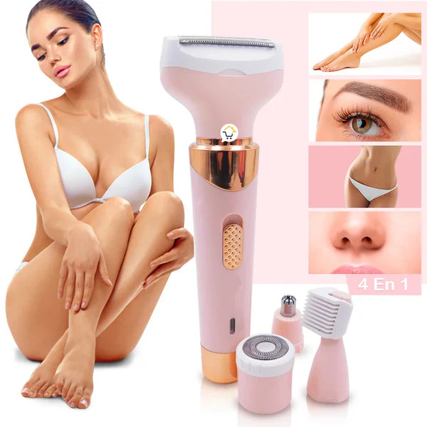 Depiladora Facial y Corporal 4 en 1 💖 Precisión y Cuidado Total 🌸 ¡OFERTA ESPECIAL!