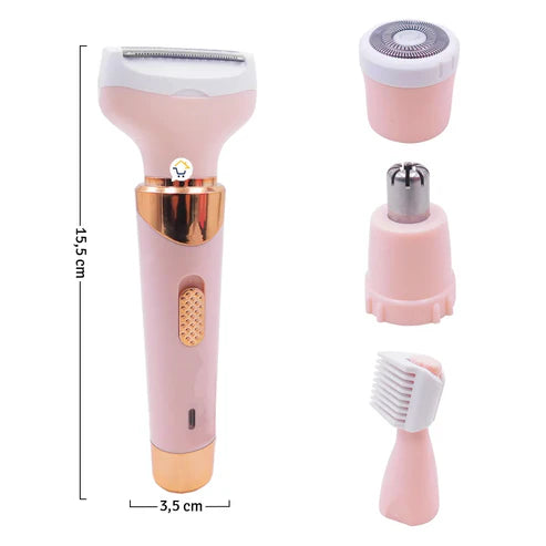 Depiladora Facial y Corporal 4 en 1 💖 Precisión y Cuidado Total 🌸 ¡OFERTA ESPECIAL!