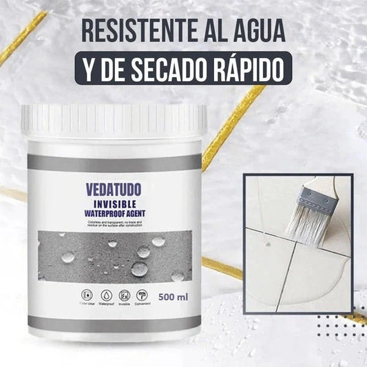 1 KG Sellador Impermeabilizante Invisible Durabilidad de 10 Años + brocha