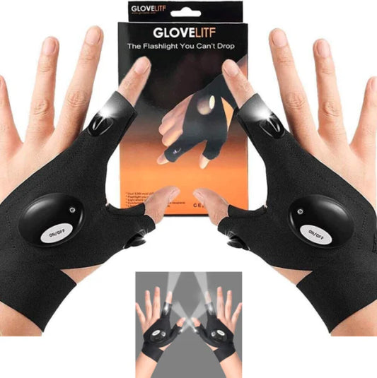 GUANTES CON LUZ LED
